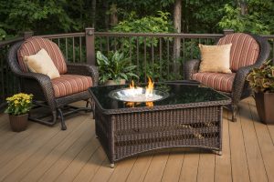 Propane Fire Pit On Wooden Deck Decks Ideas with proportions 1800 X 1200