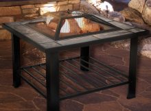 Pure Garden Steel Wood Burning Fire Pit Table Reviews Wayfair inside sizing 2000 X 2000