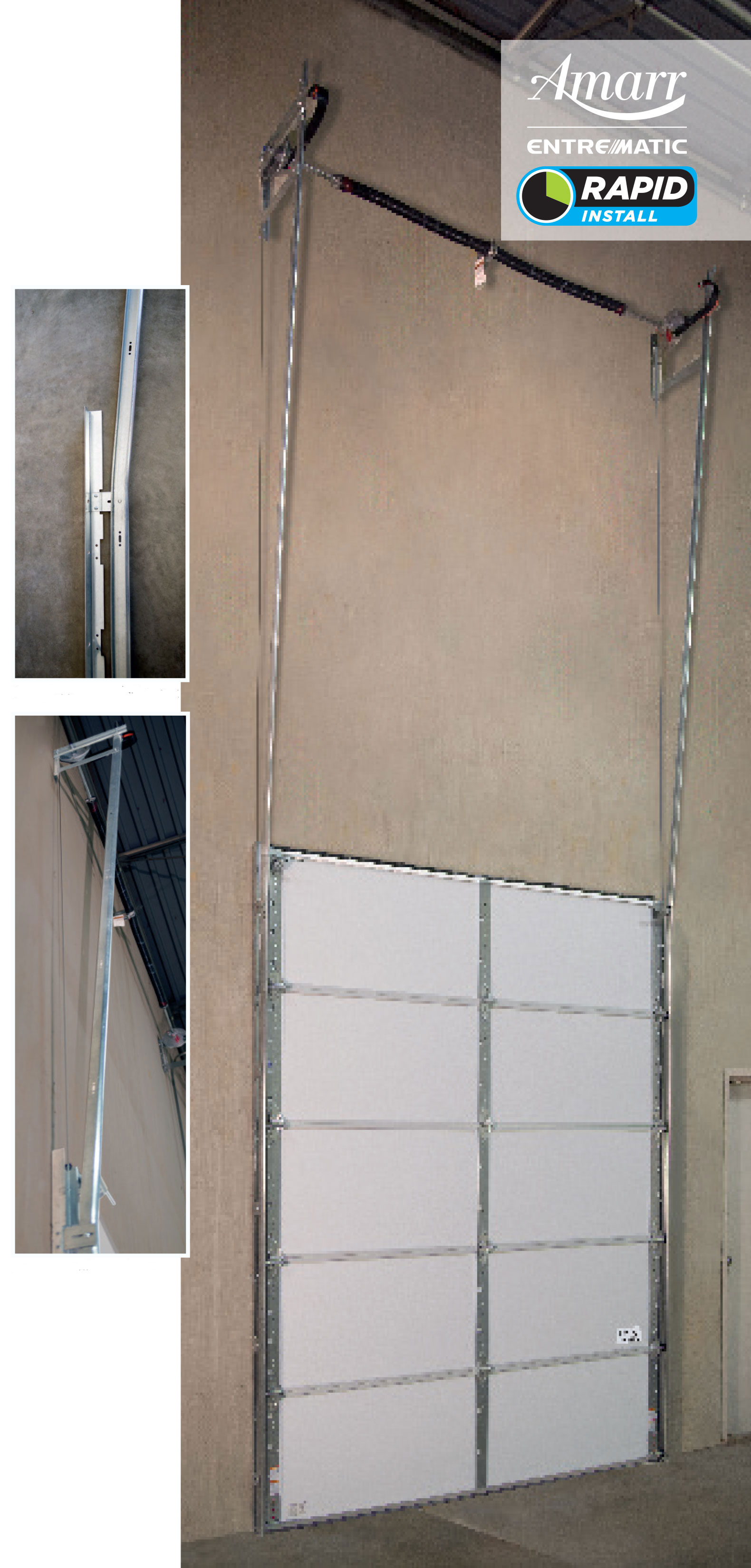Rapid Install Vertical Lift Amarr Garage Doors in measurements 1580 X 3300