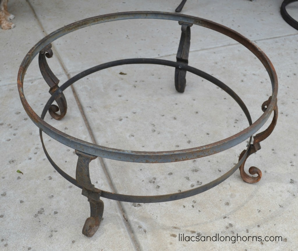 Re Purposed Fire Pit Stand in measurements 1024 X 860