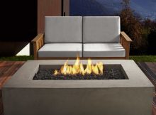 Real Flame Baltic Concrete Propane Fire Pit Table Reviews Wayfair inside sizing 1492 X 1492