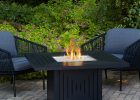 Real Flame Cavalier 43 In Aluminum Propane Fire Pit Table In Black for measurements 1000 X 1000