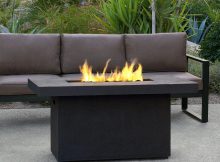 Real Flame Ventura 50 In Fiber Concret Rectangle Chat Height pertaining to sizing 1000 X 1000