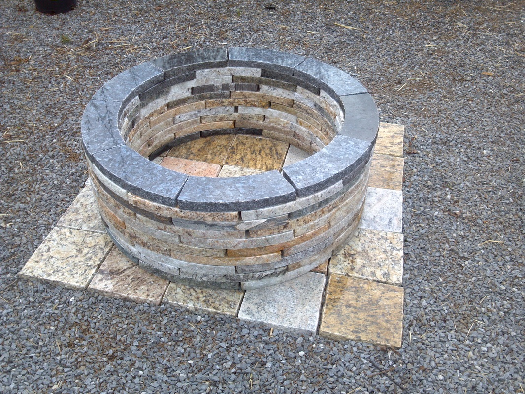 Recycled Granite Fire Pit Kit regarding sizing 1066 X 800
