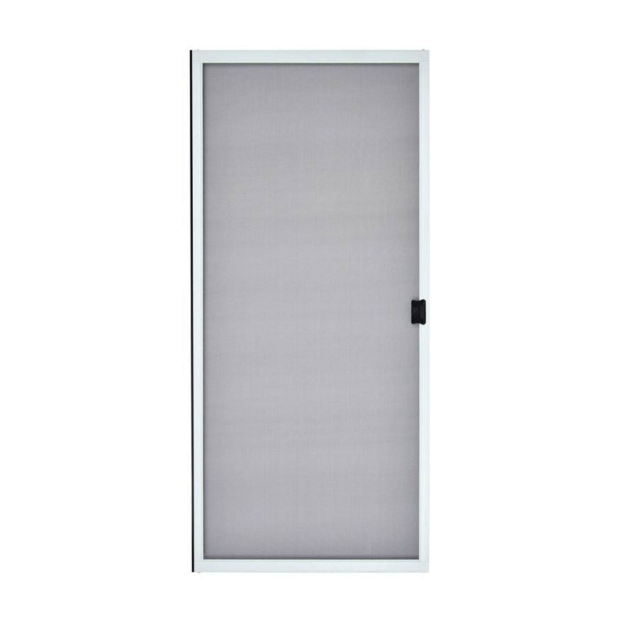 Reliabilt White Steel Sliding Curtain Screen Door Common 36 In X regarding dimensions 900 X 900