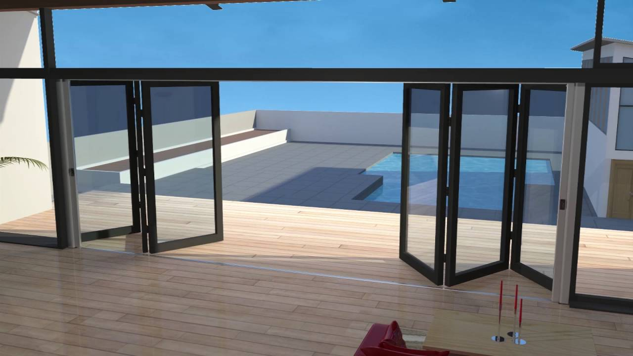 Retractable Fly Screens For Double Bifold Doors Awesome Animation intended for sizing 1280 X 720