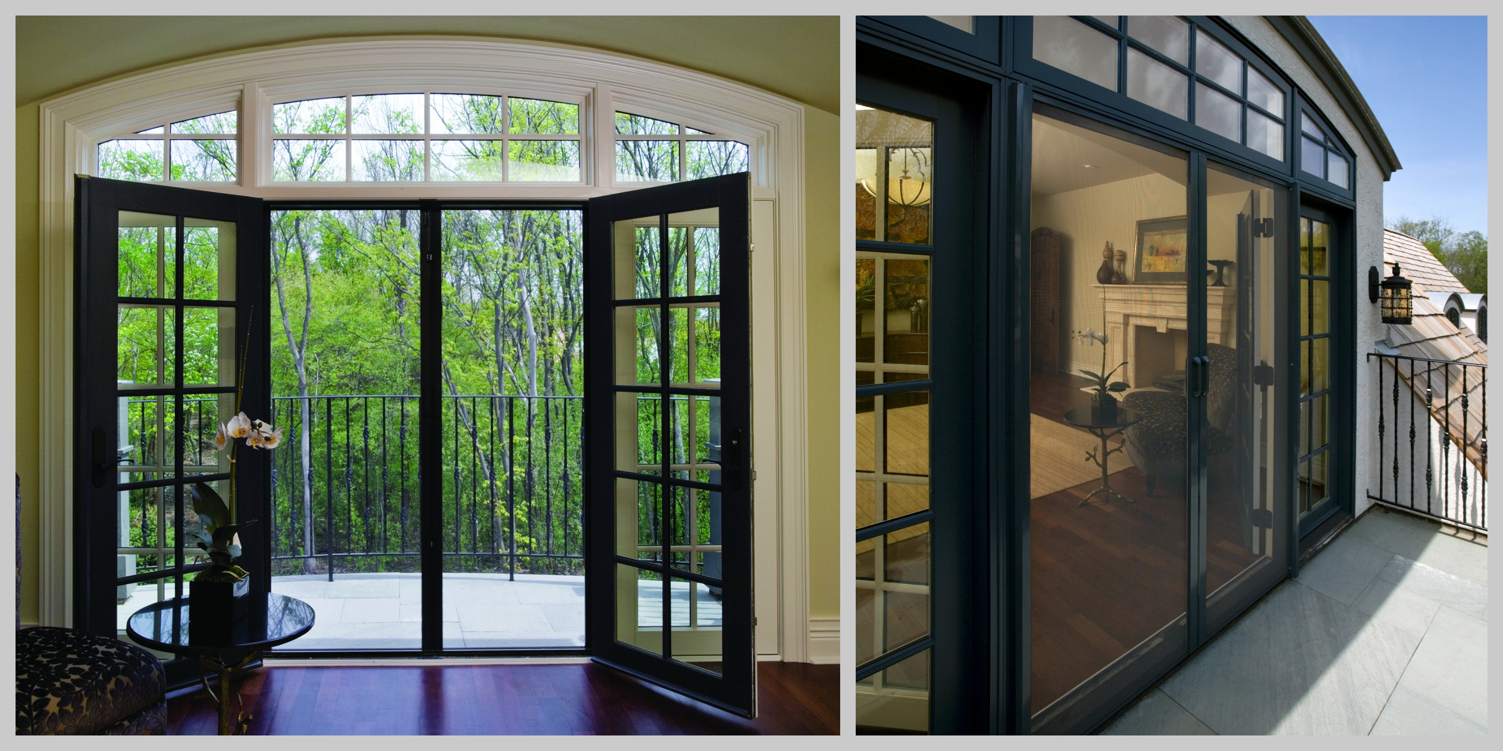 French Doors With Retractable Screens • Knobs Ideas Site