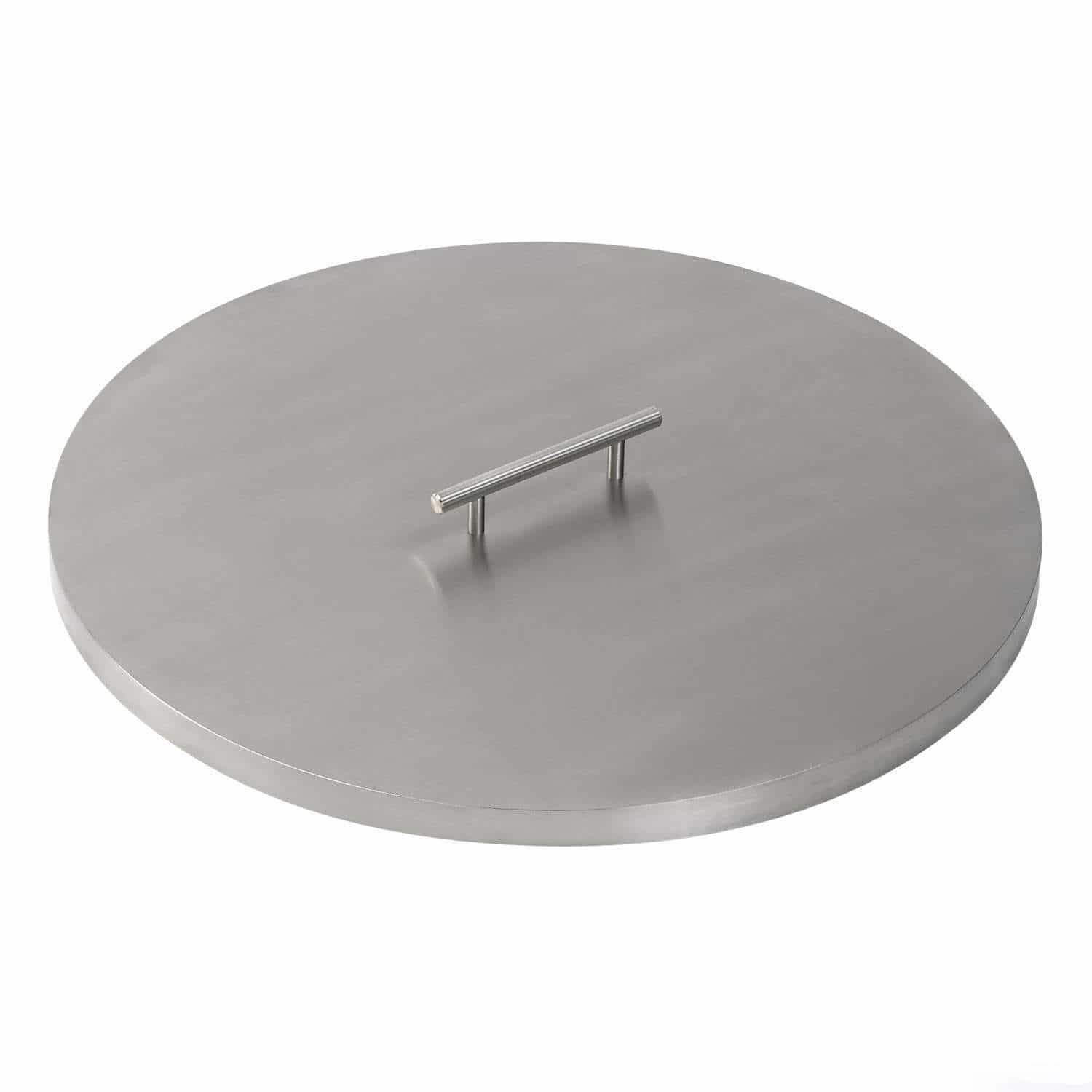 Round Fire Pit Pan Cover Stainless Steel Ams Fireplace Inc inside size 1500 X 1500