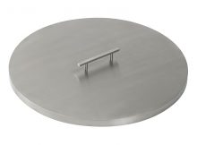 Round Metal Fire Pit Cover Stainless Steel Fire Pit Lid throughout dimensions 1500 X 1500