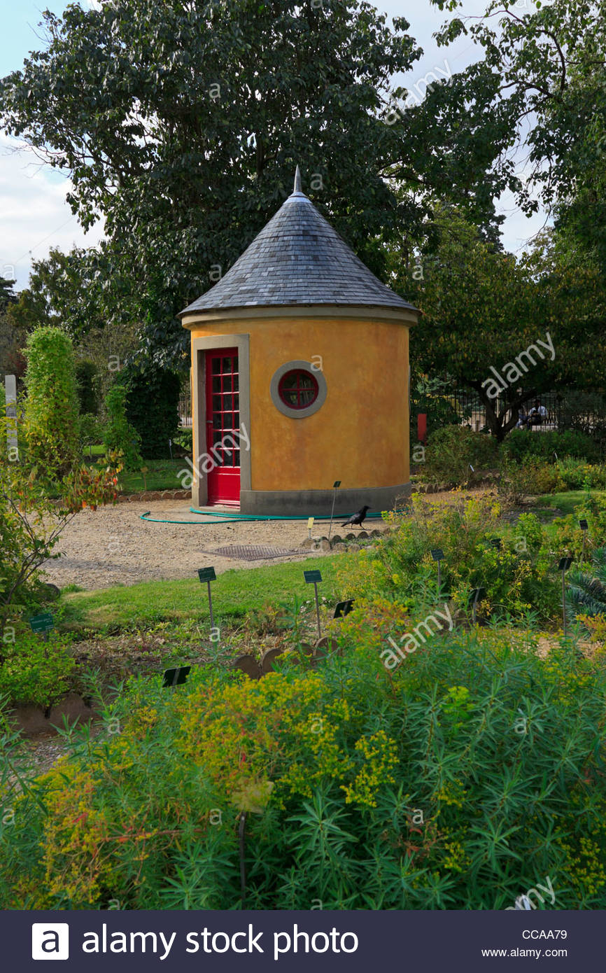 Round Storage Shed At The Jardin Des Plantes Paris Stock Photo with size 866 X 1390