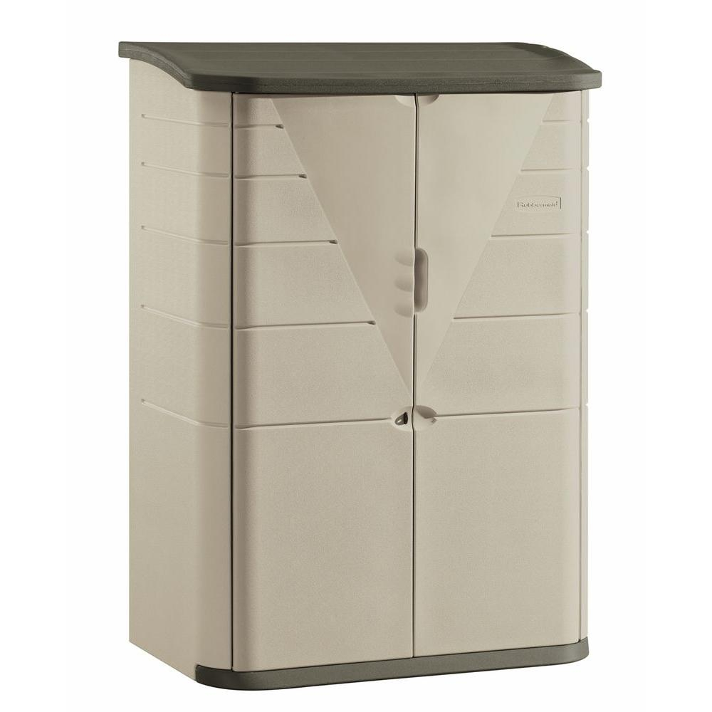 Rubbermaid 4 Ft 7 In X 2 Ft 7 In Large Vertical Resin Storage intended for measurements 1000 X 1000
