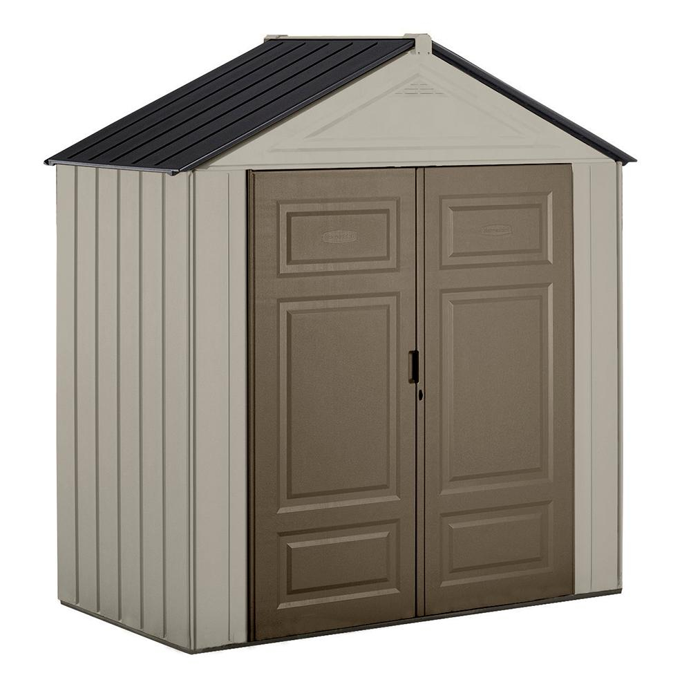 Rubbermaid Big Max Junior 3 Ft 5 In X 7 Ft Storage Shed 2035897 for dimensions 1000 X 1000