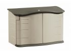 Rubbermaid Olivesandstone Resin Outdoor Storage Shed Common 55 In pertaining to measurements 900 X 900