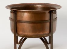 Rustic Copper Fire Pit In Outdoor Living Collections Fireside At intended for proportions 1223 X 1223