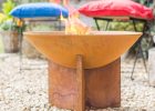 Rusty Shab Chic Cast Iron Fire Pit Savvysurfcouk with regard to proportions 1200 X 1114