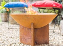 Rusty Shab Chic Cast Iron Fire Pit Savvysurfcouk with regard to proportions 1200 X 1114