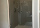 Saloon Style Shower Doors 38 Clear Glass With Brushed Nickel intended for size 2448 X 3264