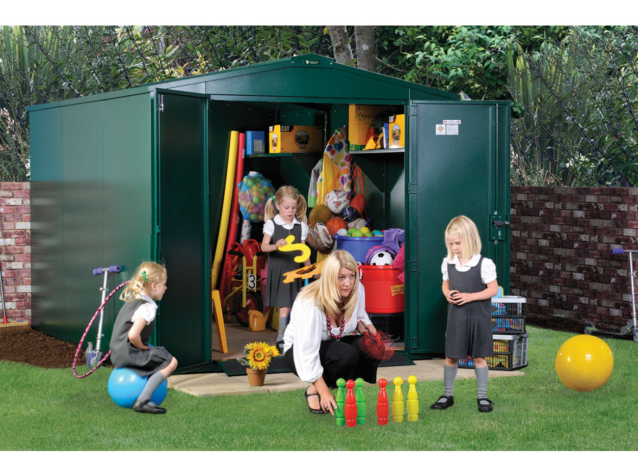 School Storage Sheds Sports Equipment Storage From Asgard within dimensions 1300 X 970