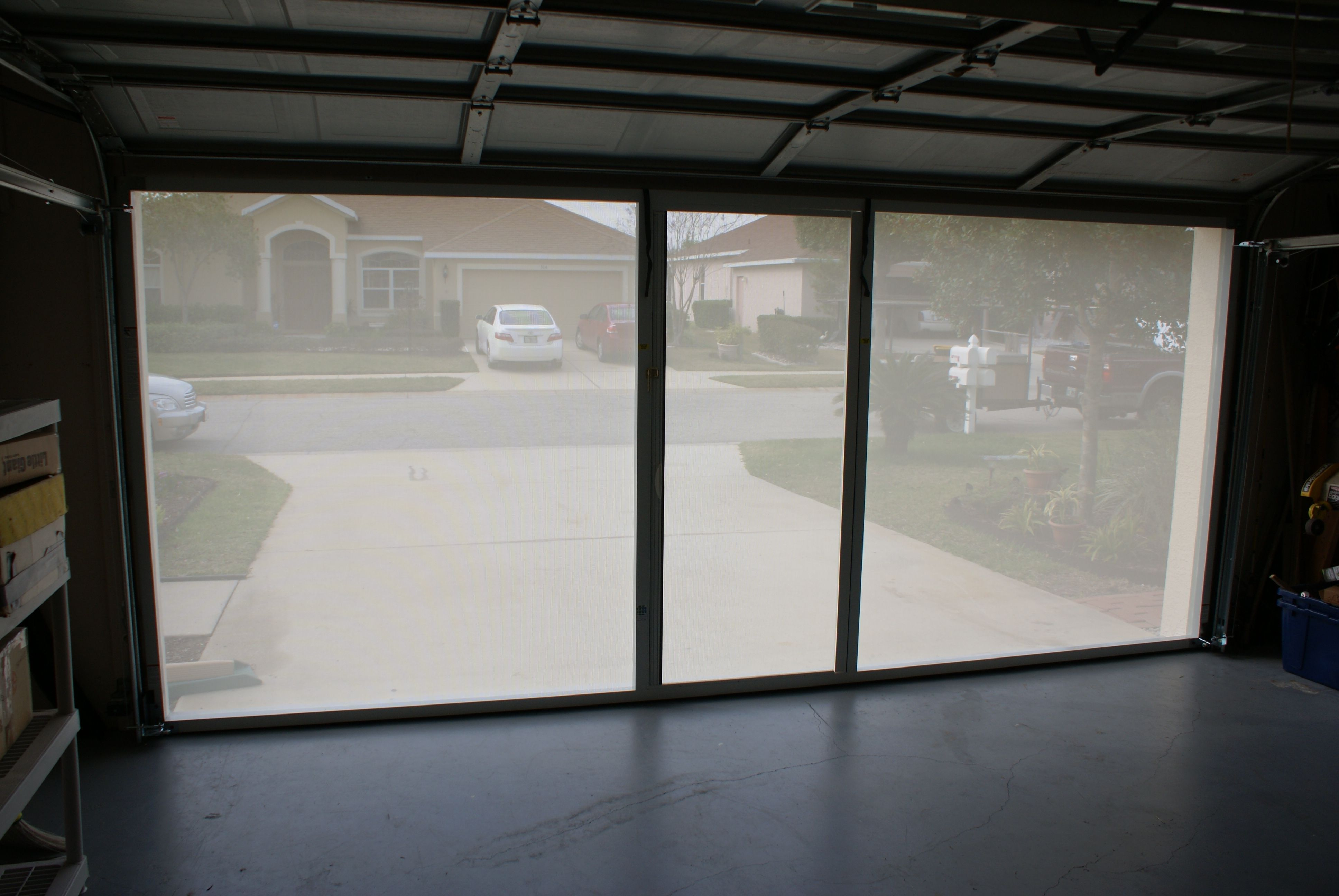 Screen Door For Garage With Privacy Garage Door Screens In 2019 in proportions 3872 X 2592