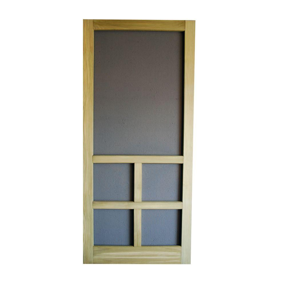 Screen Tight 32 In X 80 In Summit Wood Unfinished Reversible inside size 1000 X 1000