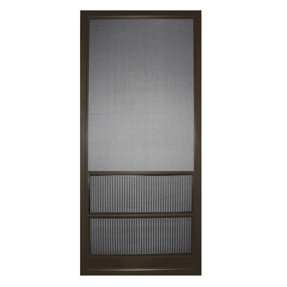 Screen Tight 36 In X 80 In Aluminum Bronze Paradise Cove Screen pertaining to size 1000 X 1000