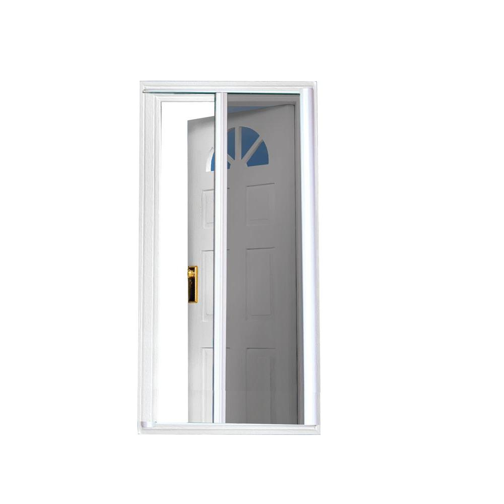 Seasonguard 40 In X 815 In White Retractable Screen Door K 381517 within sizing 1000 X 1000