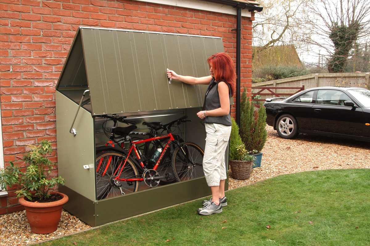 Secure Bike Storage Sheds Trimetals Uk within proportions 1200 X 800