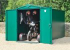 Secure Motorcycle Storage Shed 10ft 11 X 5ft Motorbike Shed Asgard throughout size 1300 X 970