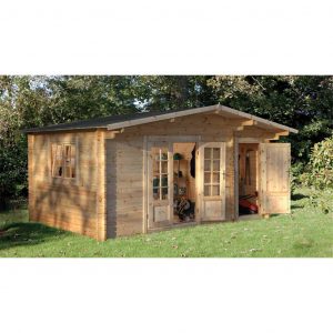 Shedswarehouse Hanbury Log Cabins 45m X 35m Log Cabin With inside dimensions 1024 X 1024
