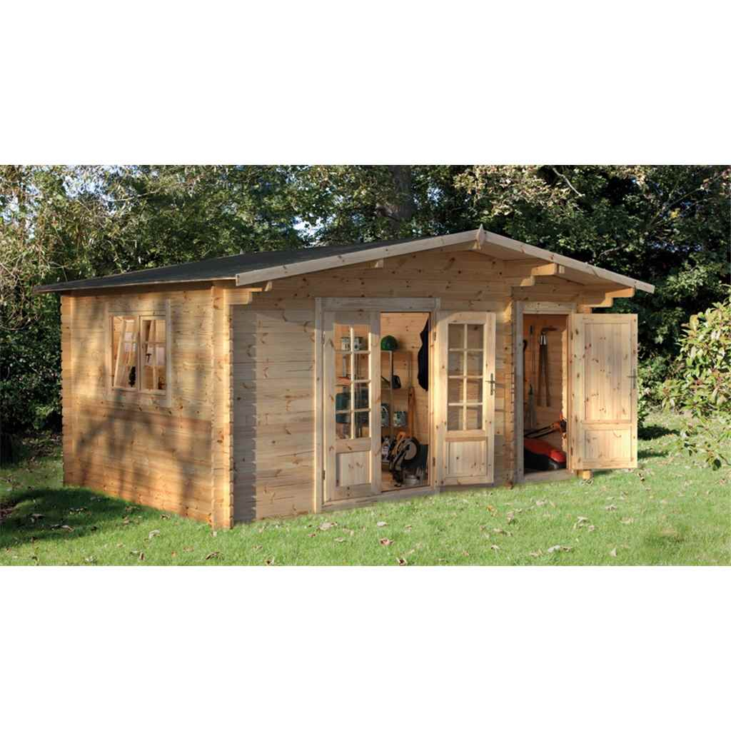 Shedswarehouse Hanbury Log Cabins 45m X 35m Log Cabin With intended for proportions 1024 X 1024