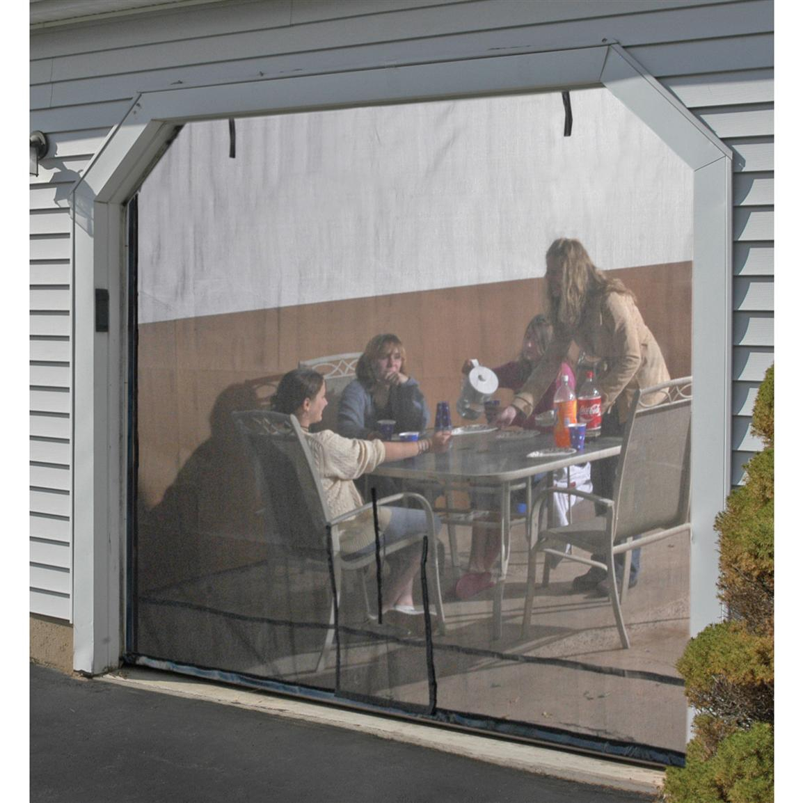 Shelterlogic 16x8 Garage Door Screen 184889 Pest Control At with regard to dimensions 1154 X 1154