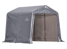 Shelterlogic Shed In A Box 8 Ft X 8 Ft X 8 Ft Grey Peak Style within measurements 1000 X 1000
