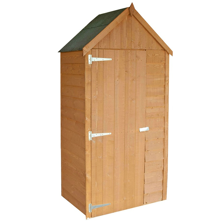Shire Tall Overlap Garden Storage Shed Robert Dyas for proportions 900 X 900