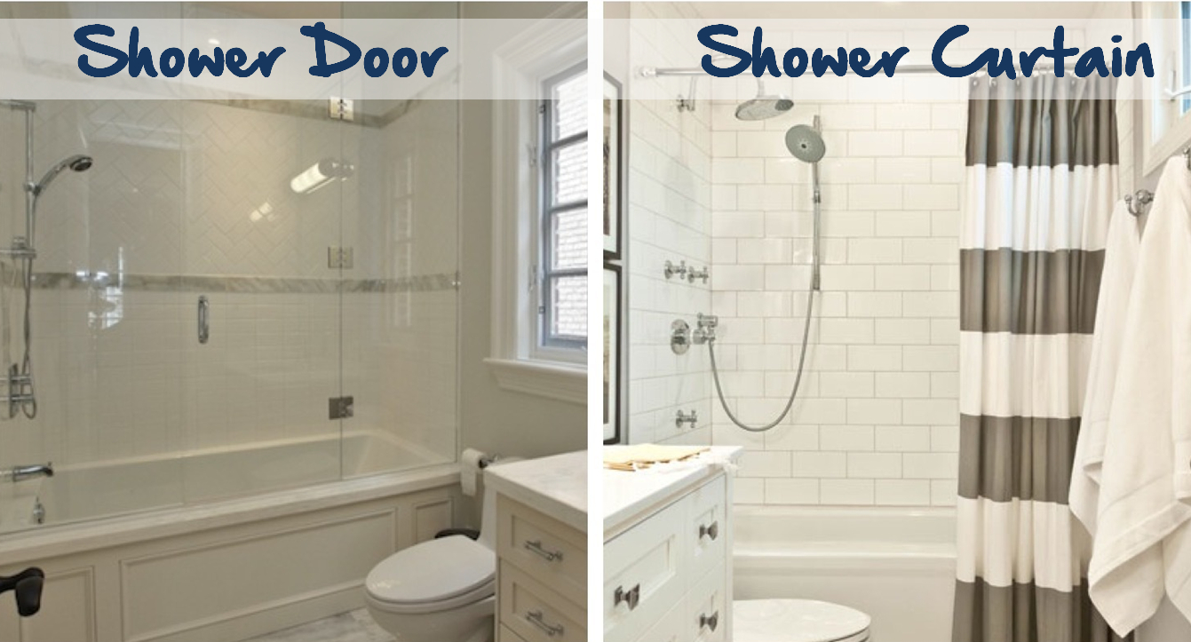 Shower Door Or Curtain Home Check Plus pertaining to sizing 1341 X 723