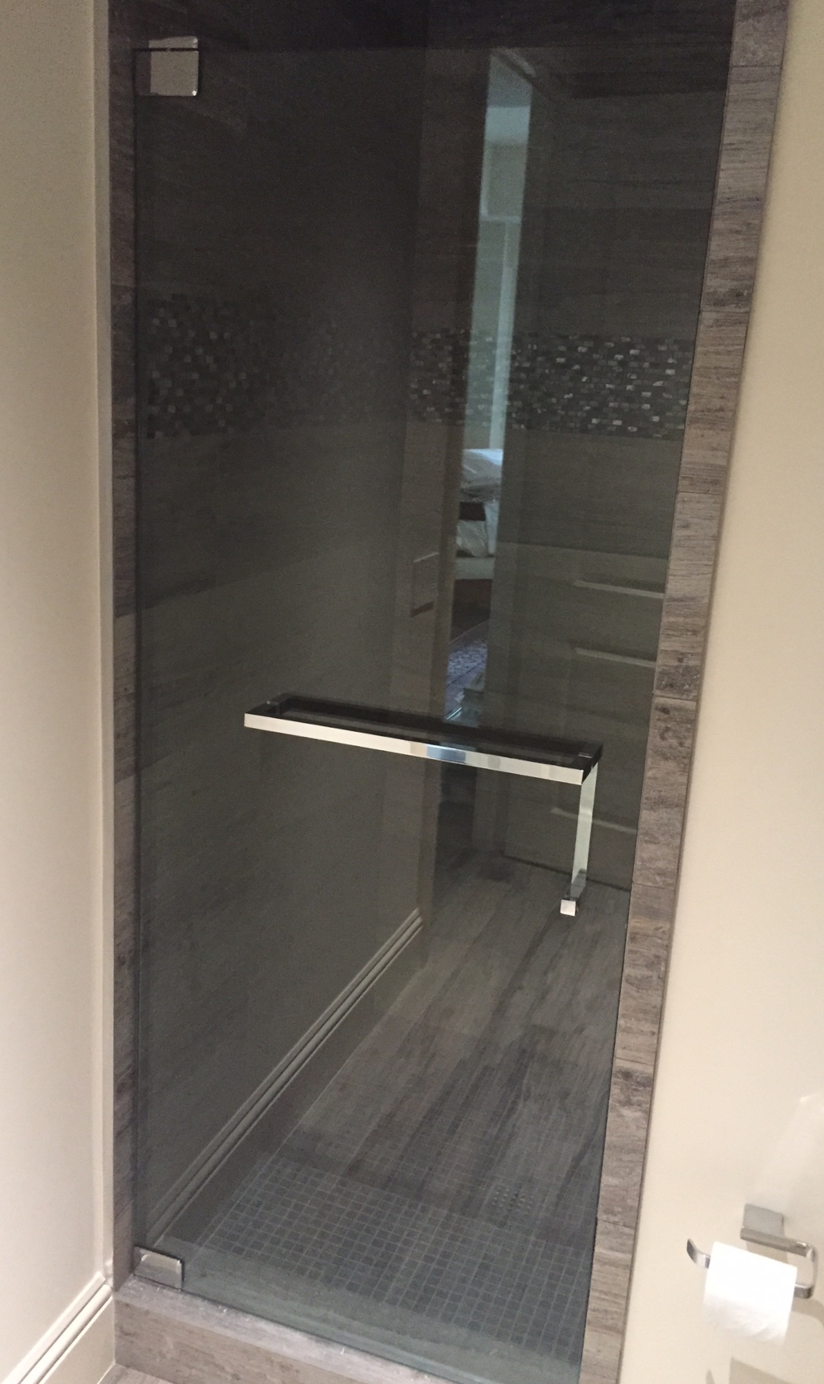 Shower Door Towel Bar Brilliant The Glass Shoppe A Division Of in size 1192 X 2002