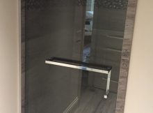 Shower Door Towel Bar Brilliant The Glass Shoppe A Division Of inside proportions 1192 X 2002