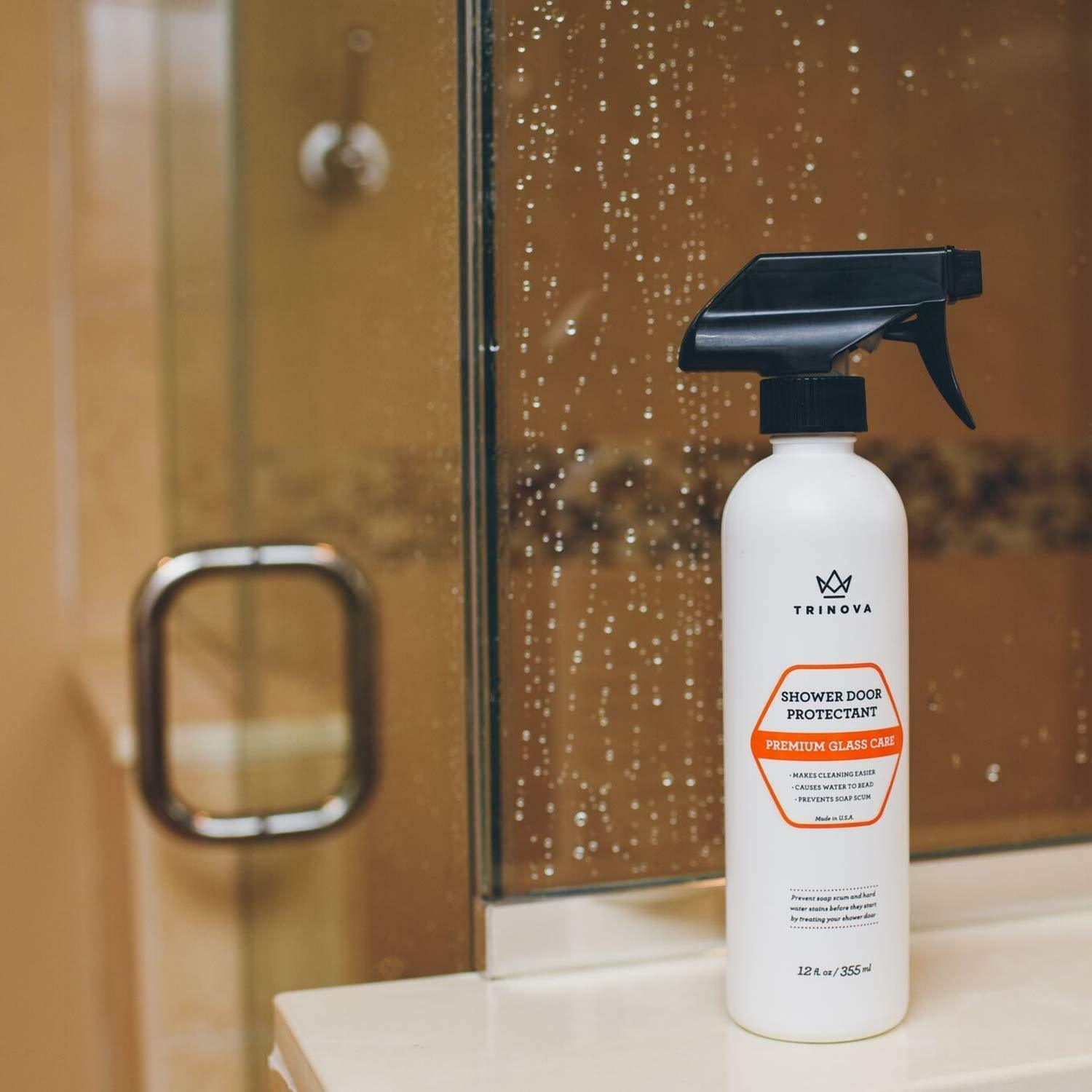 Shower Door Water Repellent Protects Glass From Soap Scum Mold with measurements 1500 X 1500