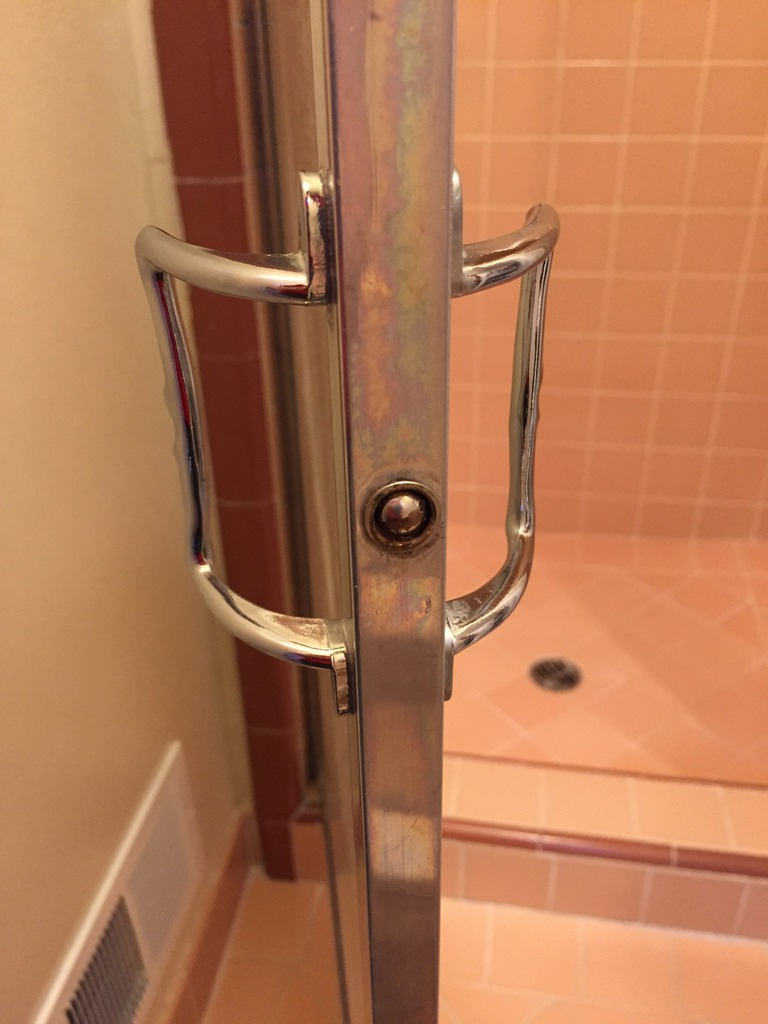 Shower Door Wont Stay Closed Due To A Stuck Ballbullet Catch in measurements 768 X 1024