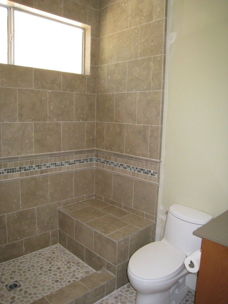 Shower Stall Without Door With Border Tile And Chair For Simple with regard to proportions 768 X 1024