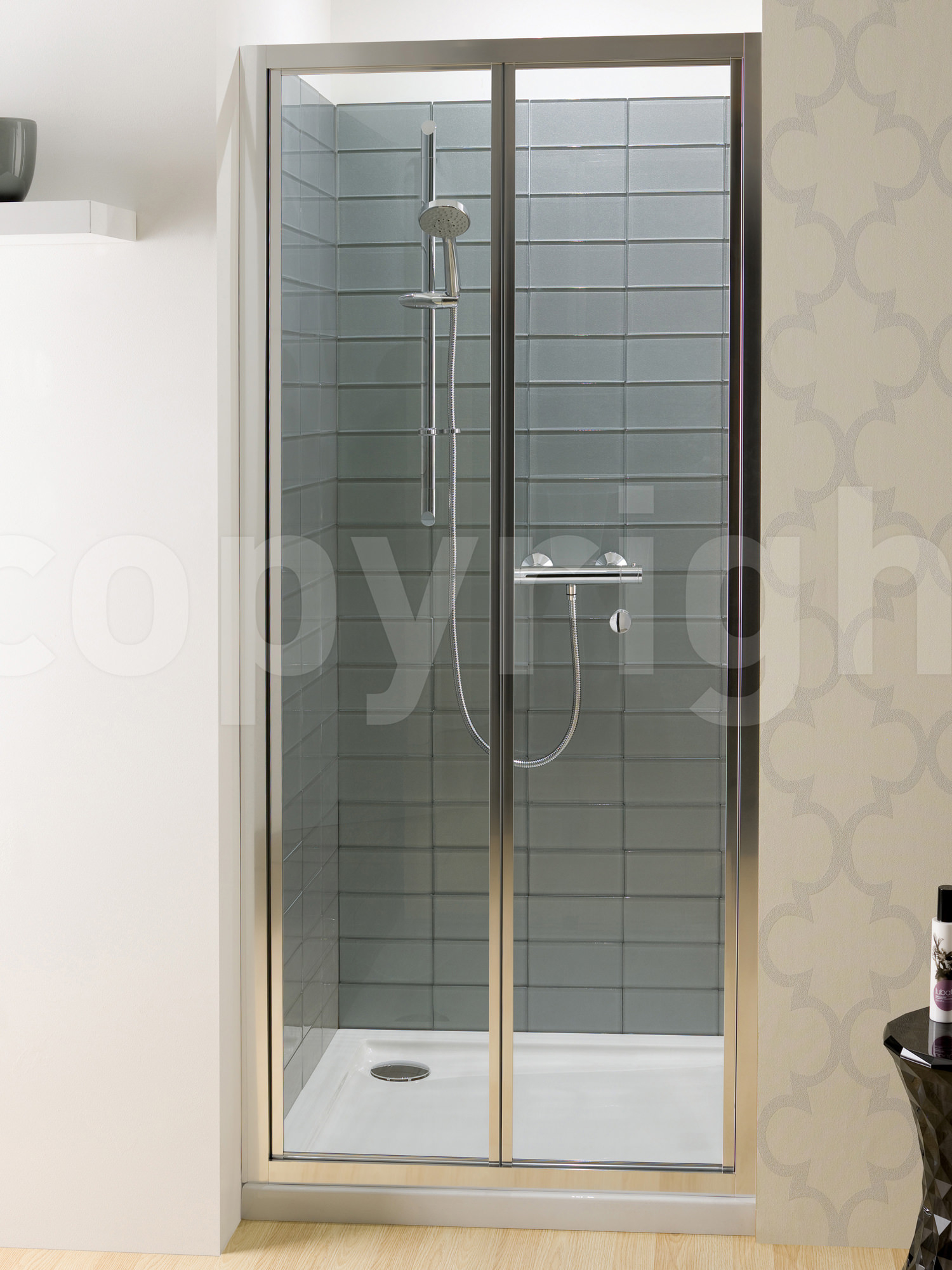 Simpsons Edge Bi Fold Shower Door 900mm in measurements 1500 X 2000