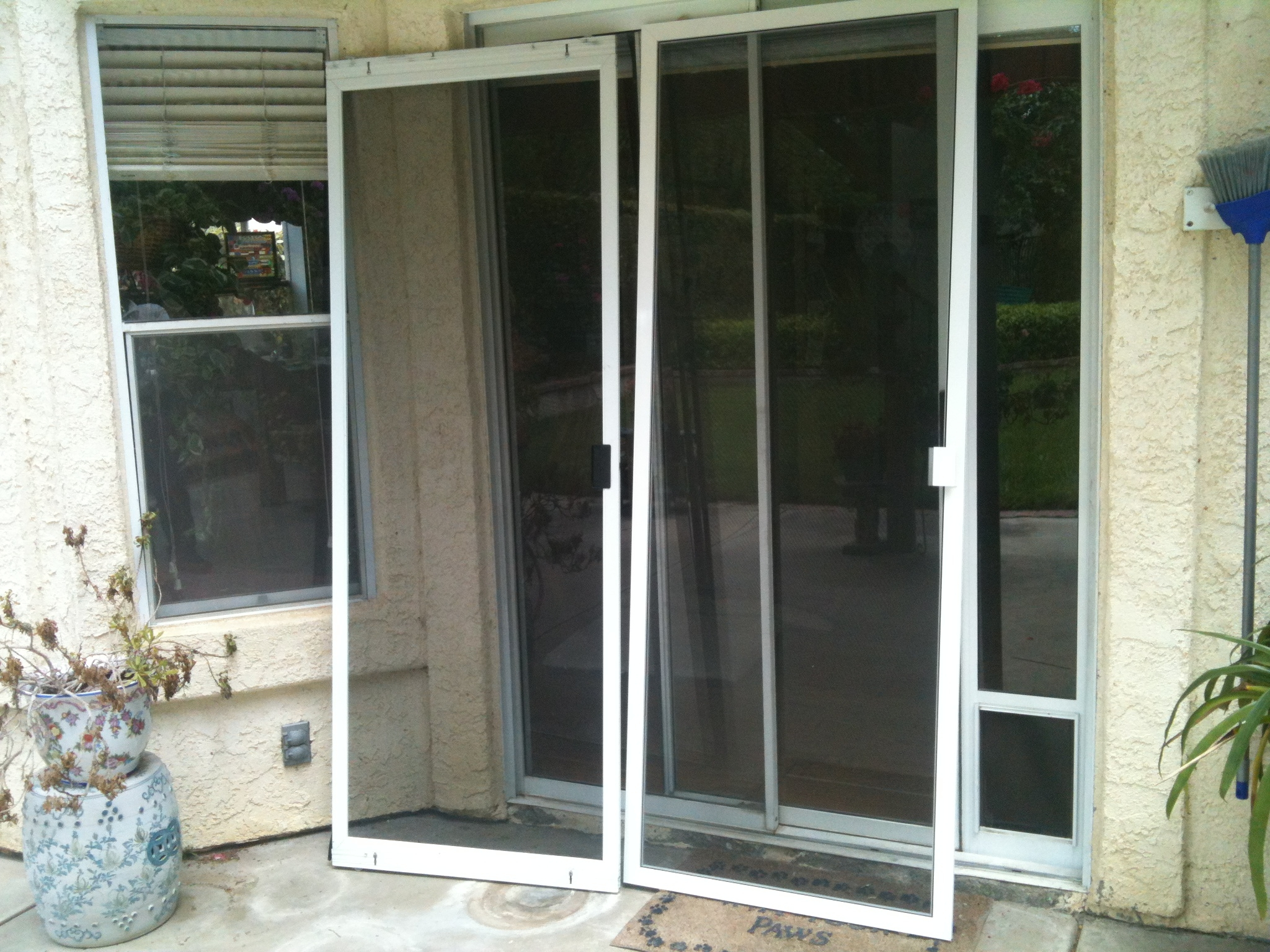 Sliding Screen Door Frame Kit Exterior Doors And Screen Doors regarding measurements 2048 X 1536