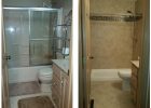 Small Tiny Bath Remodel Tub To Shower Conversion Frameless intended for proportions 955 X 861