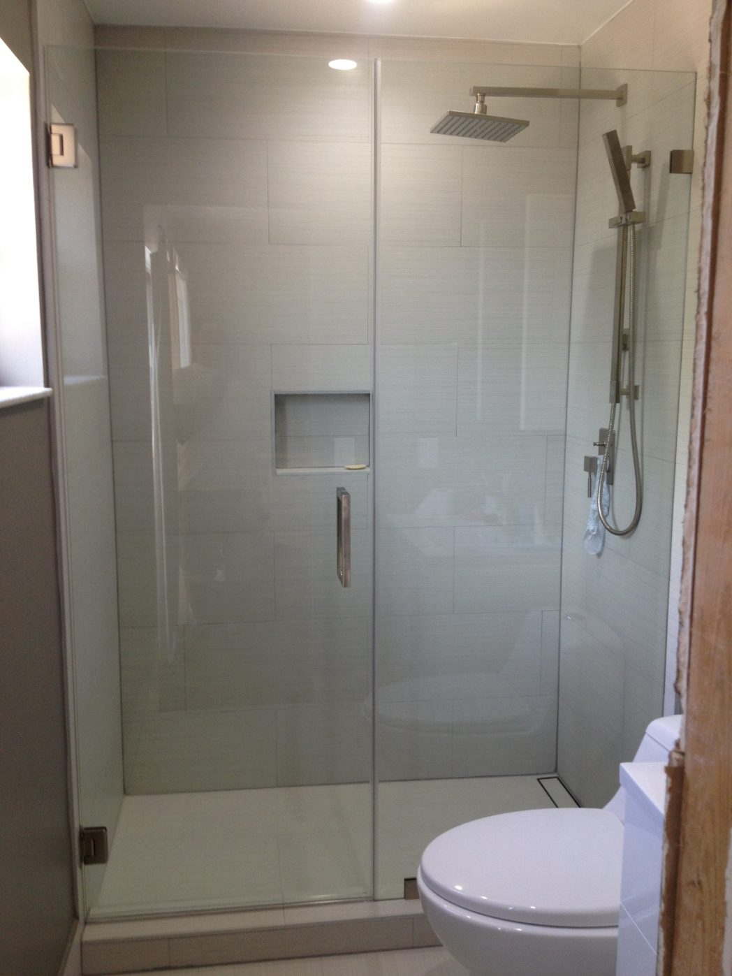 Sofa Custom Frameless Shower Doors Cw Oasis Pricesglass 97 Intended with proportions 1048 X 1397