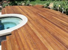 Solid Stained Redwood Deck Cal Preserving with regard to sizing 1024 X 768