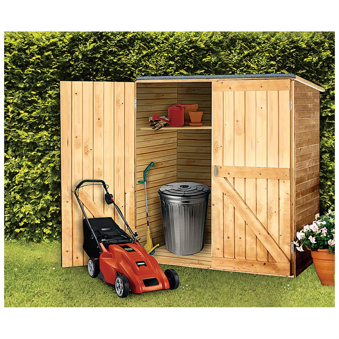Solid Wood Outdoor Storage Shed 236390 Patio Storage At intended for proportions 1155 X 1155