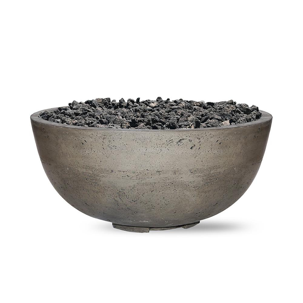 Sonoma 39 In X 18 In Round Cement Natural Gas Fire Pit Kit Bowl In throughout dimensions 1000 X 1000