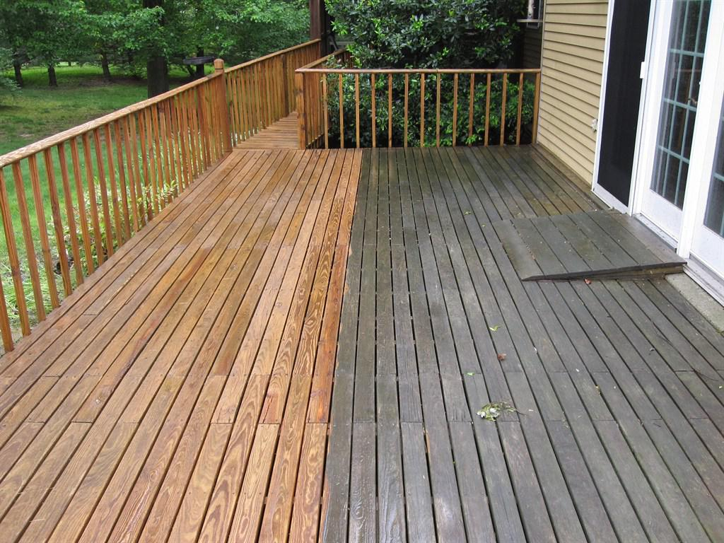 Staining Old Pressure Treated Wood Deck Decks Ideas for size 1024 X 768