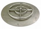 Stainless Fire Pit Pan Round Fire Pit Pan Allbackyardfun throughout dimensions 2712 X 1952