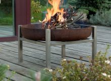 Steel Crate Fire Pit Arpe Studio Uk Notonthehighstreet for dimensions 897 X 900