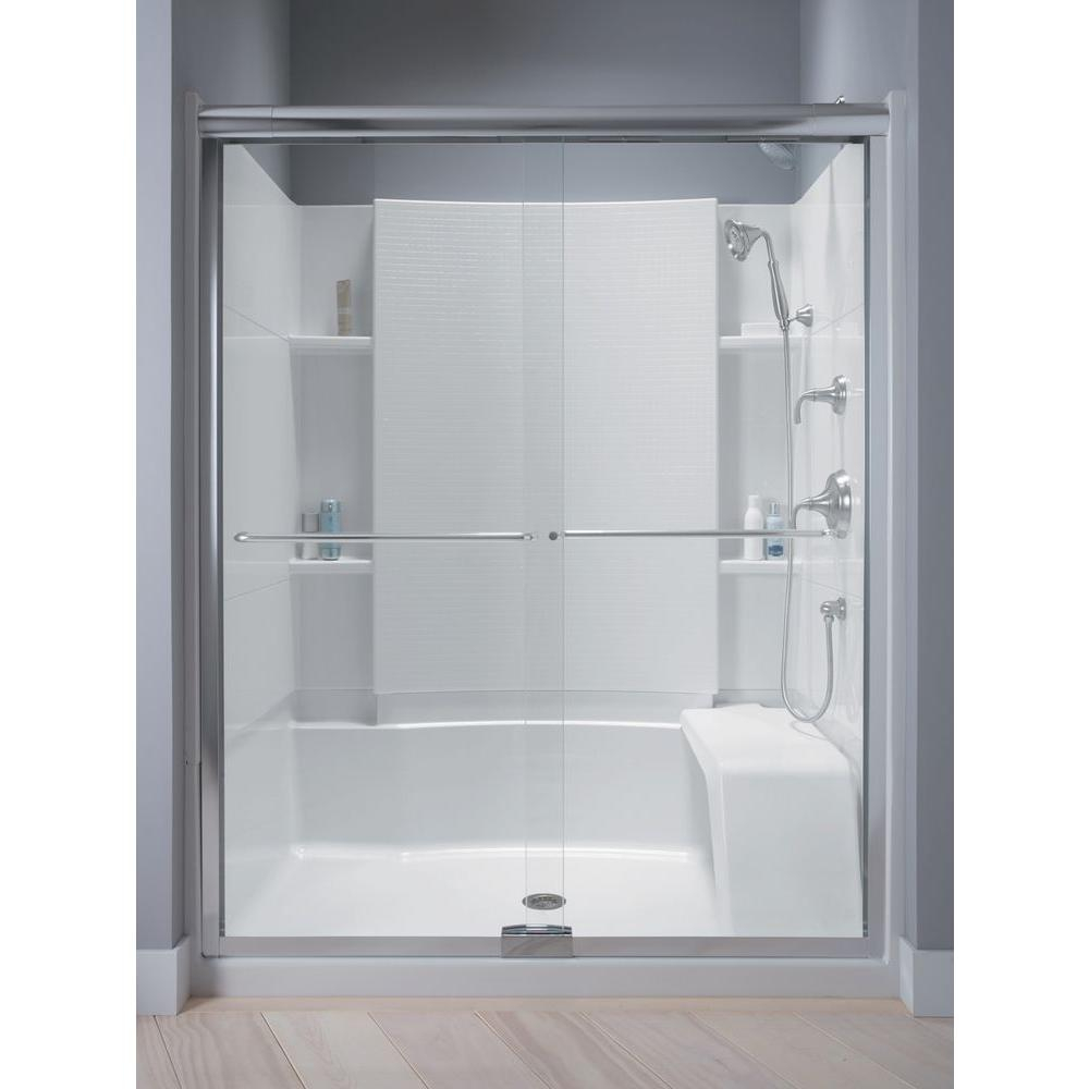 Sterling Finesse 57 12 In X 70 516 In Semi Frameless Sliding with dimensions 1000 X 1000